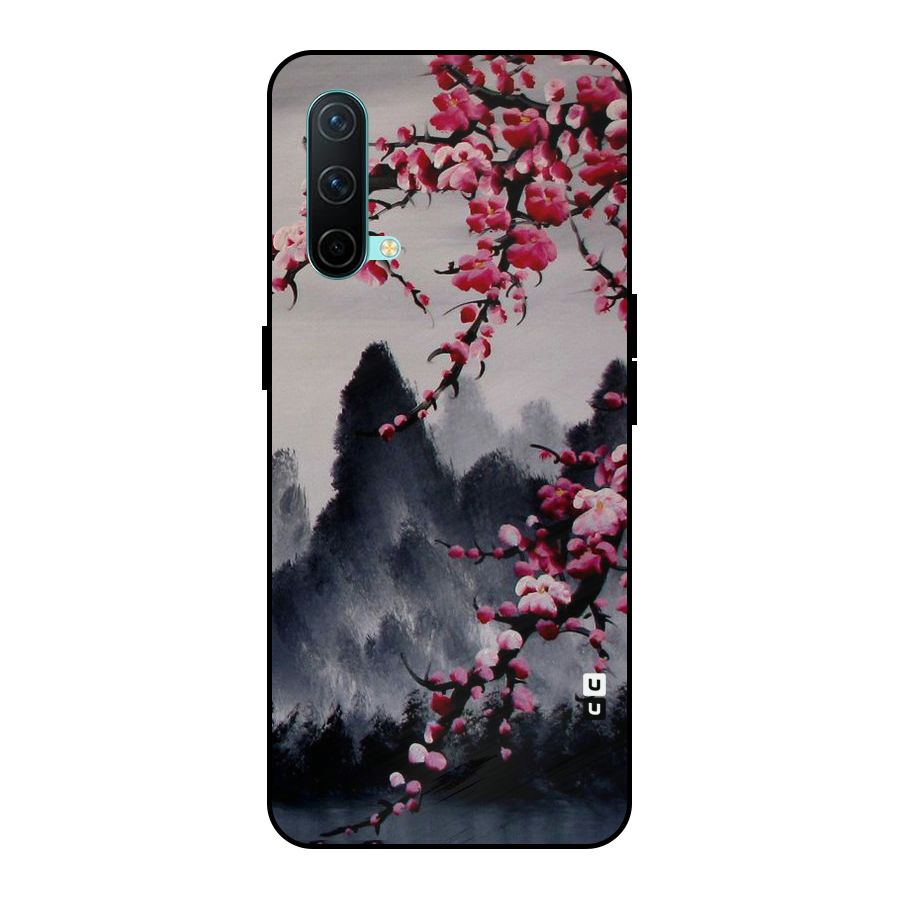 Hills And Blossoms Metal Back Case for OnePlus Nord CE 5G