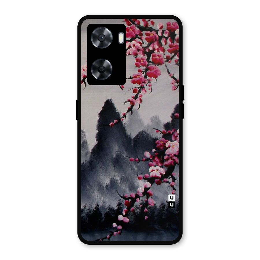 Hills And Blossoms Metal Back Case for Oppo A77
