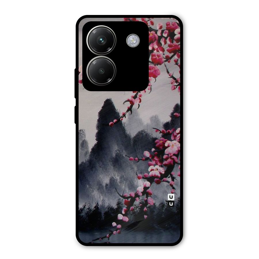 Hills And Blossoms Metal Back Case for Poco M7 Pro 5G