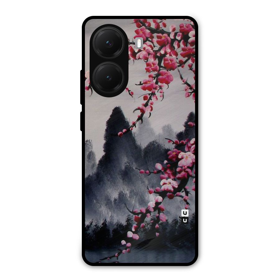 Hills And Blossoms Metal Back Case for Poco X7 Pro
