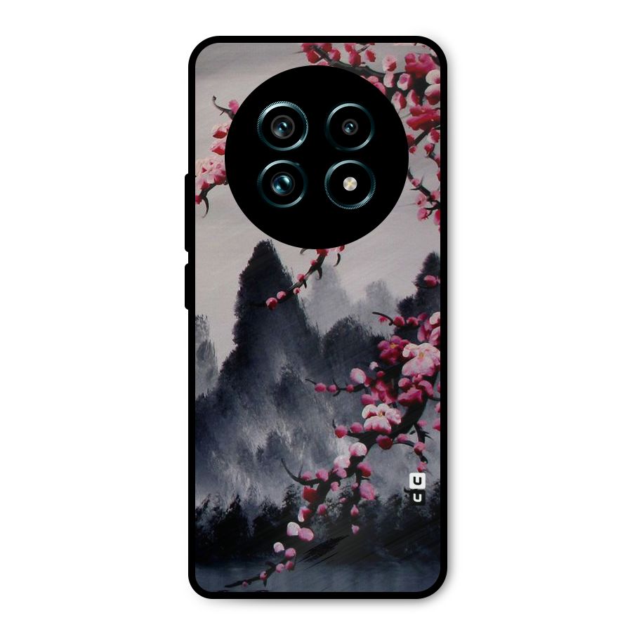 Hills And Blossoms Metal Back Case for Realme 13 Pro Plus