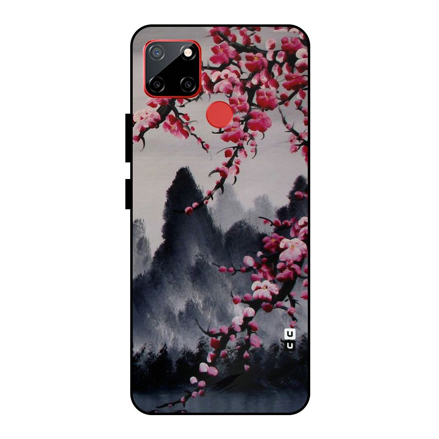 Hills And Blossoms Metal Back Case for Realme C12