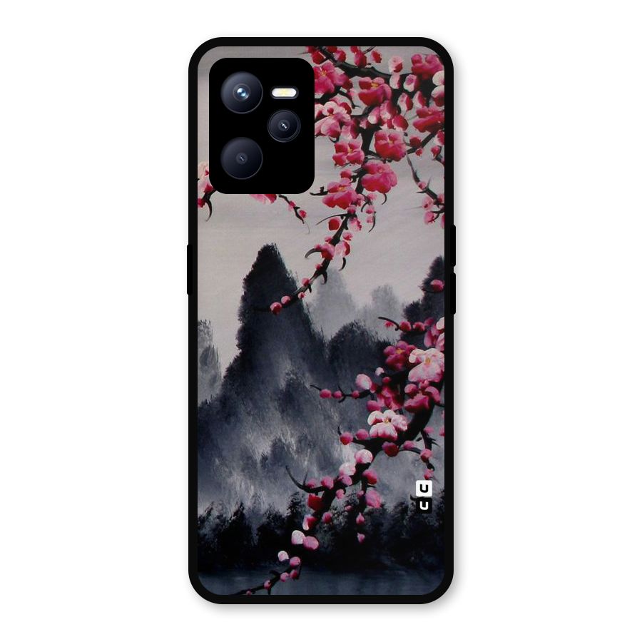 Hills And Blossoms Metal Back Case for Realme C35