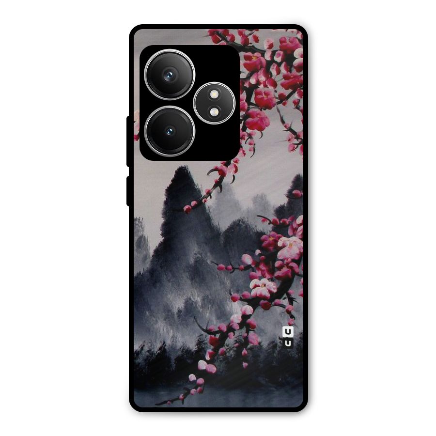 Hills And Blossoms Metal Back Case for Realme GT 6T