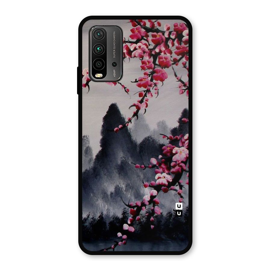 Hills And Blossoms Metal Back Case for Redmi 9 Power
