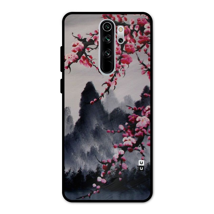 Hills And Blossoms Metal Back Case for Redmi Note 8 Pro