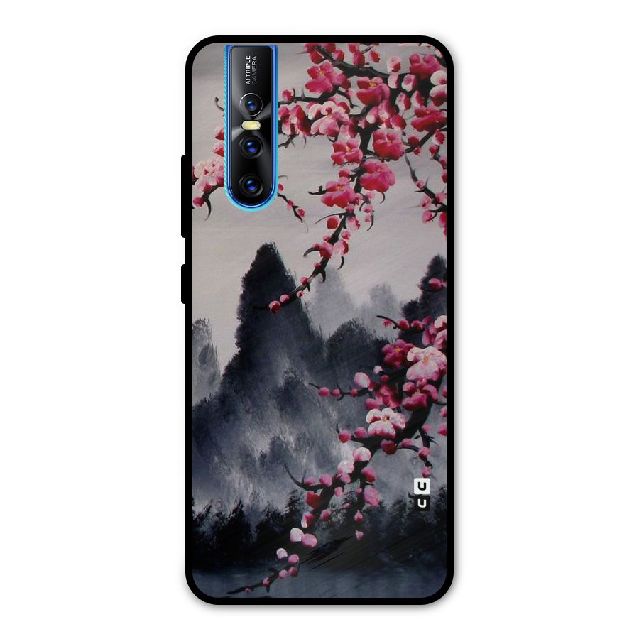 Hills And Blossoms Metal Back Case for Vivo V15 Pro