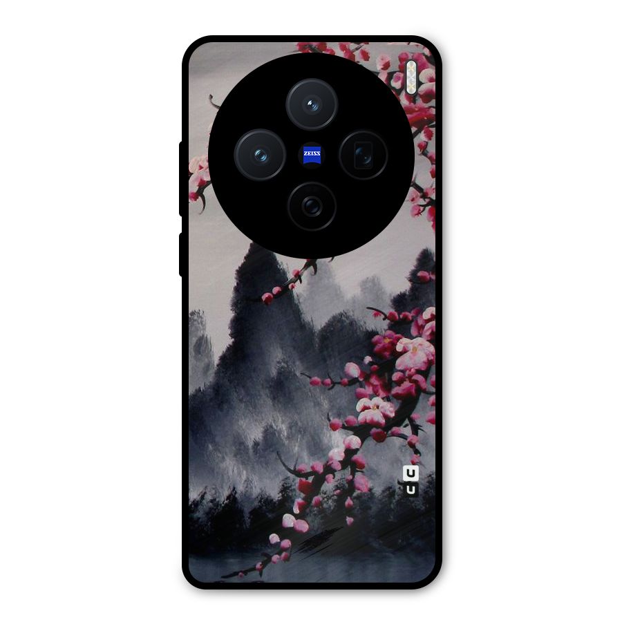 Hills And Blossoms Metal Back Case for Vivo X200