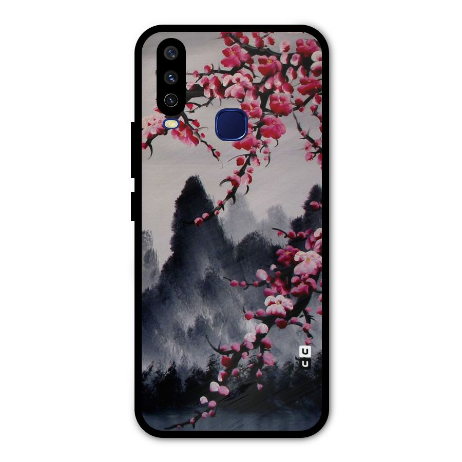 Hills And Blossoms Metal Back Case for Vivo Y15