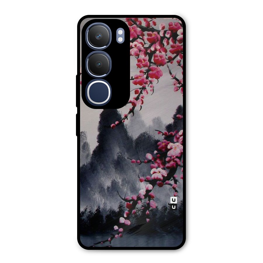 Hills And Blossoms Metal Back Case for Vivo Y29