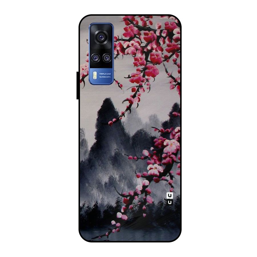 Hills And Blossoms Metal Back Case for Vivo Y51