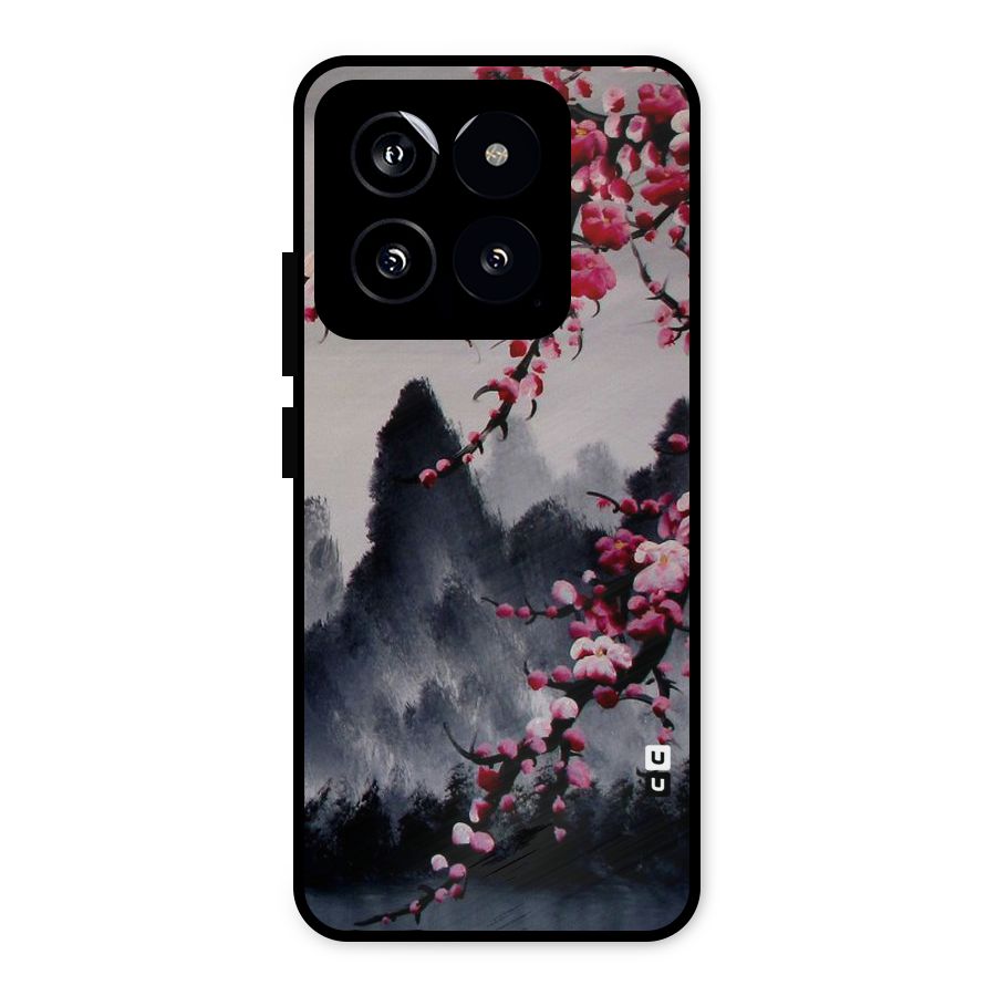 Hills And Blossoms Metal Back Case for Xiaomi 14