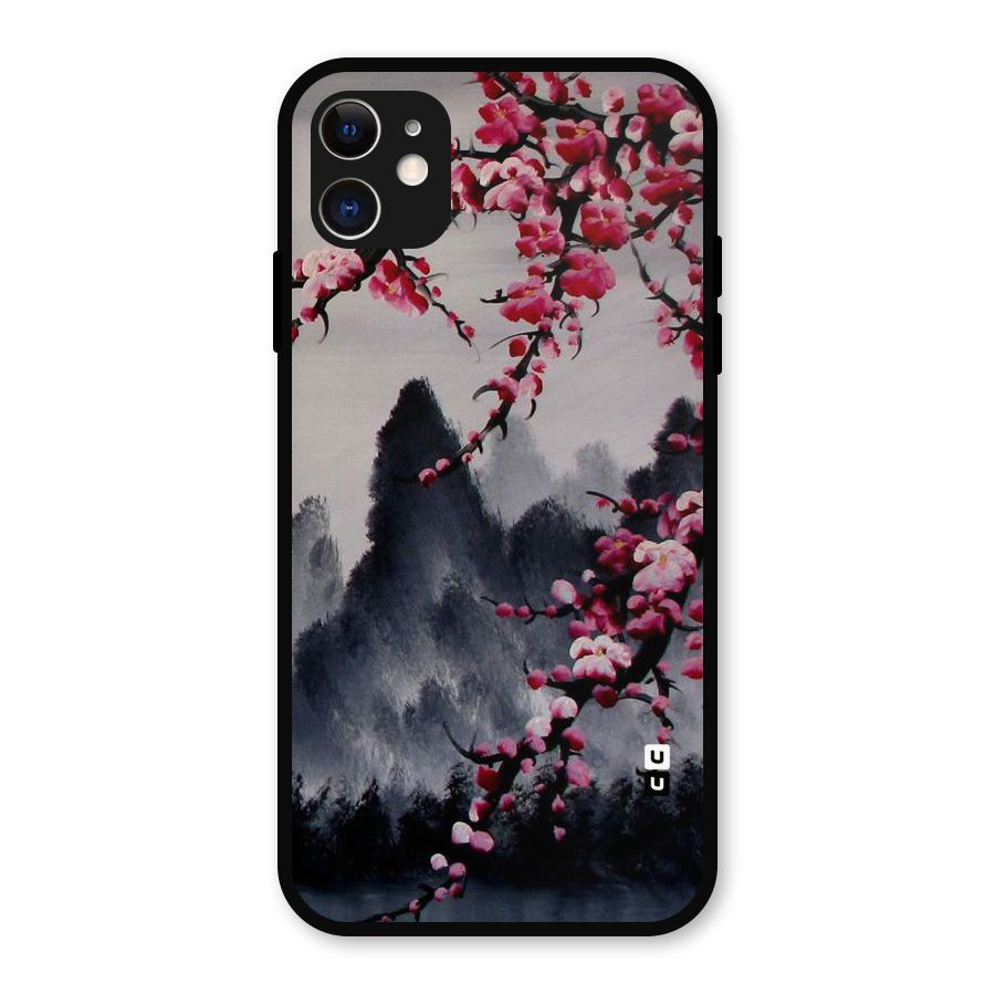 Hills And Blossoms Metal Back Case for iPhone 11