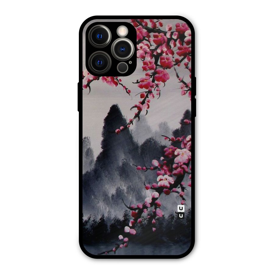 Hills And Blossoms Metal Back Case for iPhone 12 Pro Max