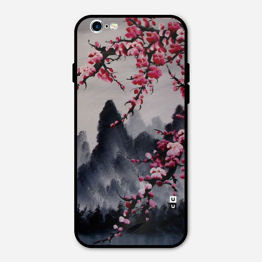 Hills And Blossoms Metal Back Case for iPhone 6 6s