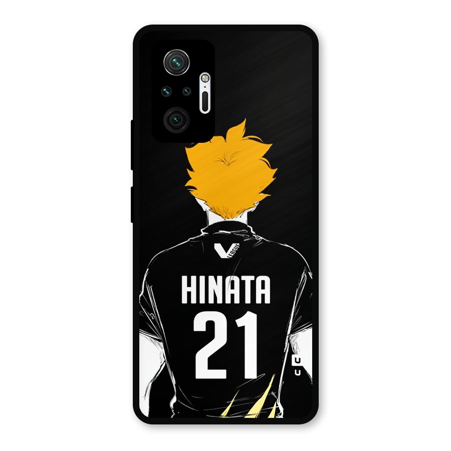 Hinata 21 Metal Back Case for Redmi Note 10 Pro Max