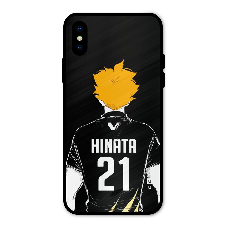 Hinata 21 Metal Back Case for iPhone XS