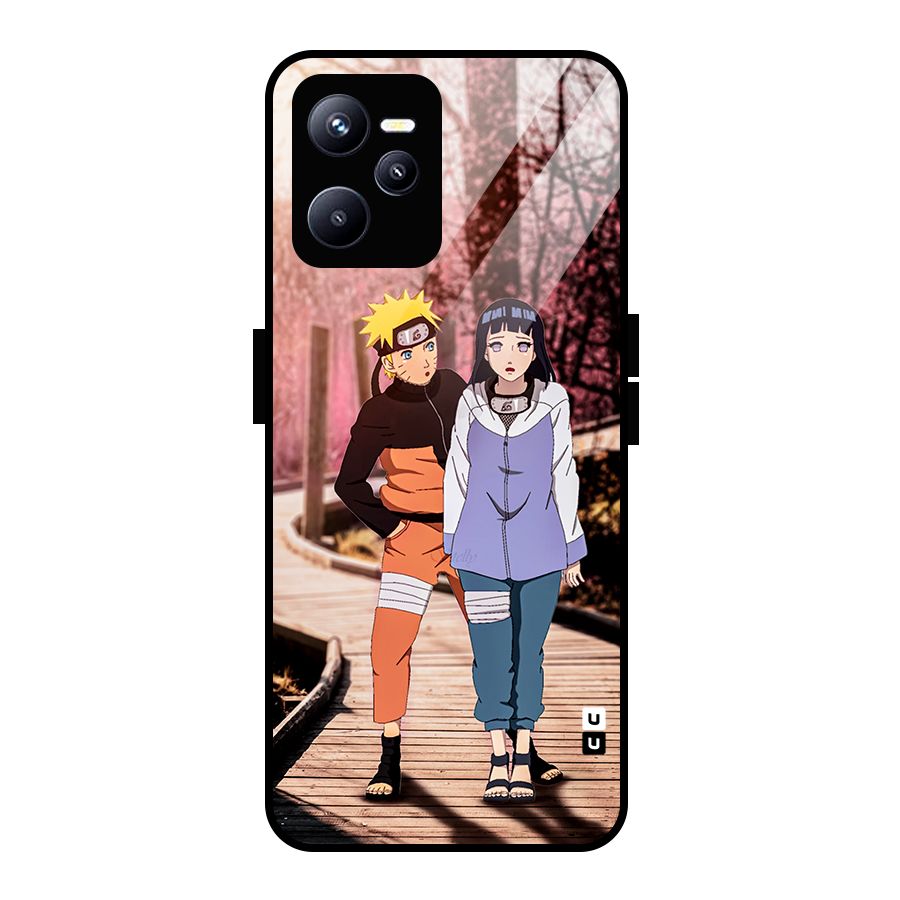 Hinata Annoyed Glass Back Case for Realme C35