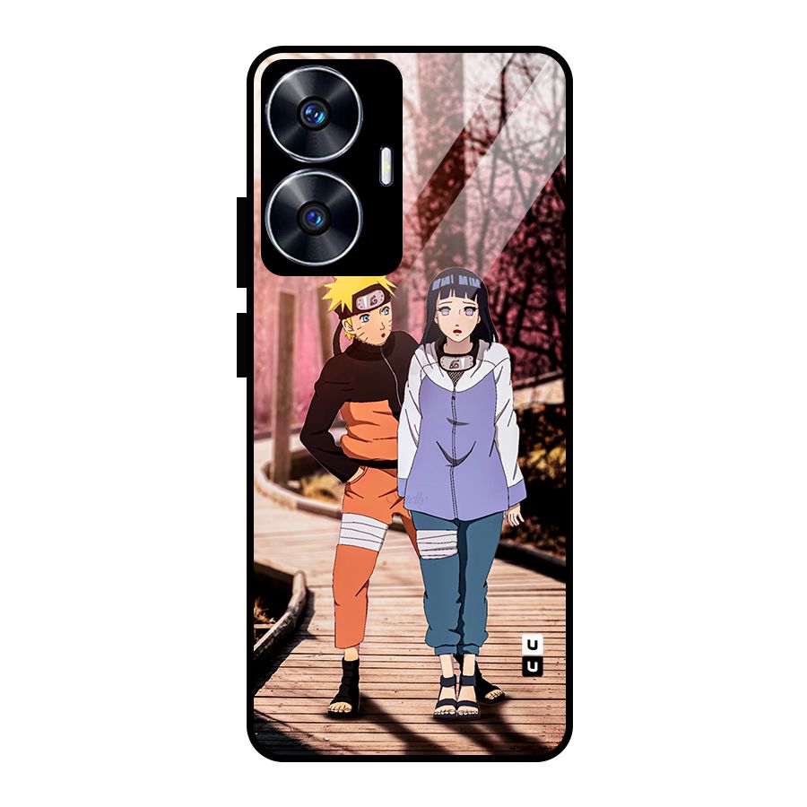 Hinata Annoyed Glass Back Case for Realme Narzo N55