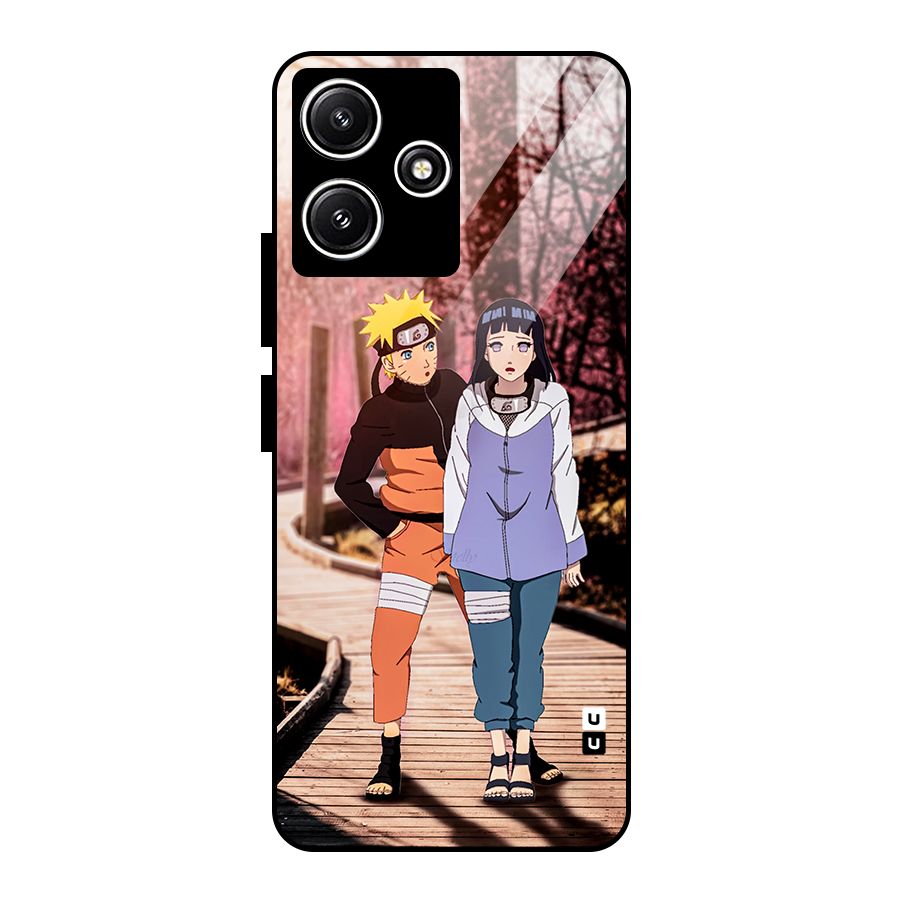 Hinata Annoyed Glass Back Case for Redmi 12 5G