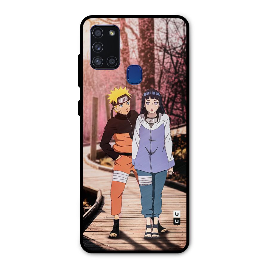 Hinata Annoyed Metal Back Case for Galaxy A21s