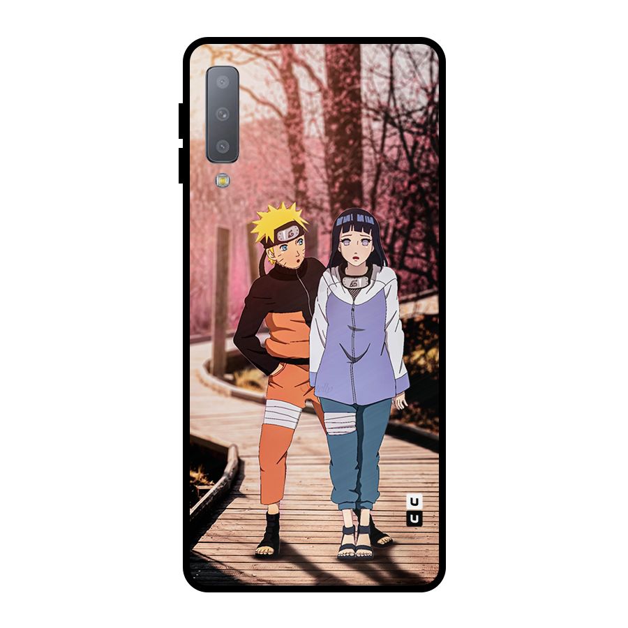 Hinata Annoyed Metal Back Case for Galaxy A7 (2018)