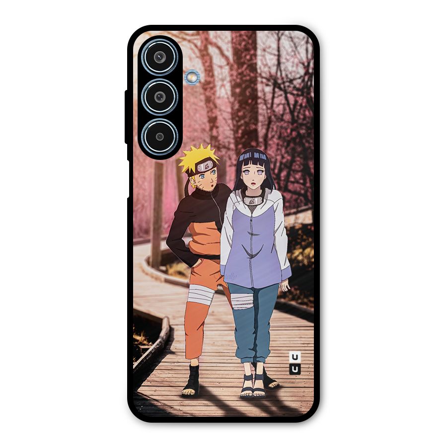Hinata Annoyed Metal Back Case for Galaxy M35
