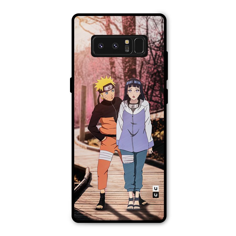 Hinata Annoyed Metal Back Case for Galaxy Note 8