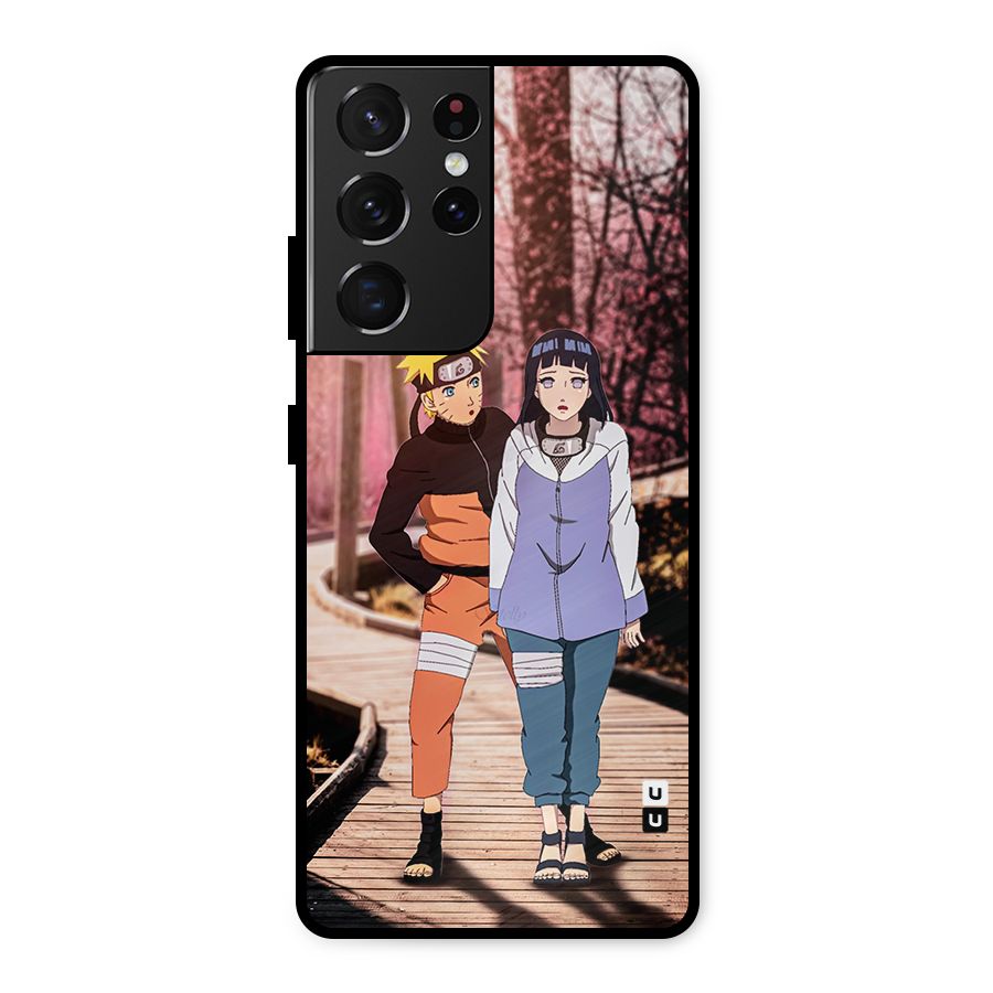 Hinata Annoyed Metal Back Case for Galaxy S21 Ultra 5G