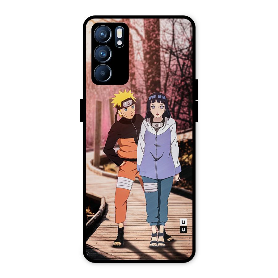 Hinata Annoyed Metal Back Case for Oppo Reno6 5G