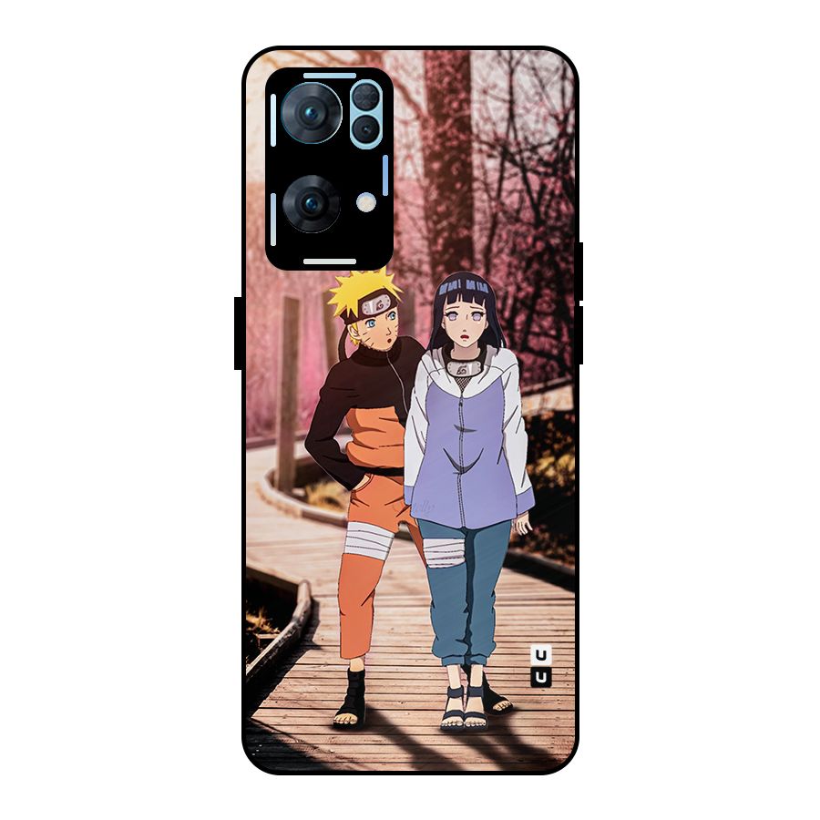 Hinata Annoyed Metal Back Case for Oppo Reno7 Pro 5G