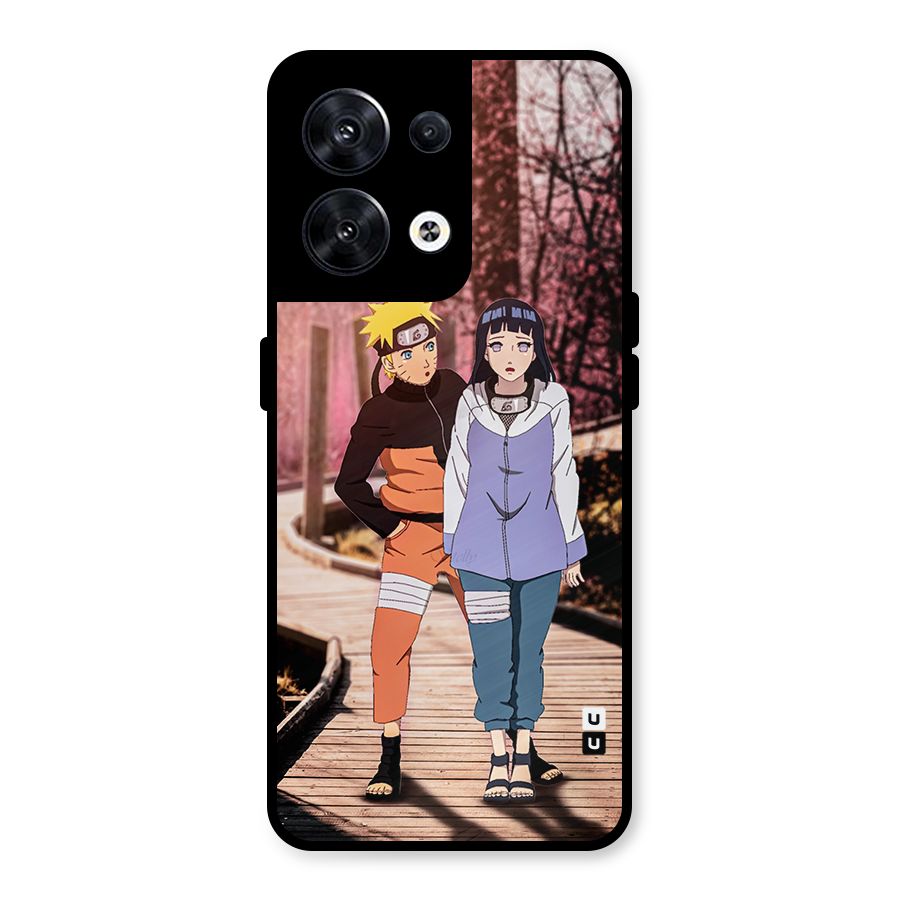 Hinata Annoyed Metal Back Case for Oppo Reno8 5G