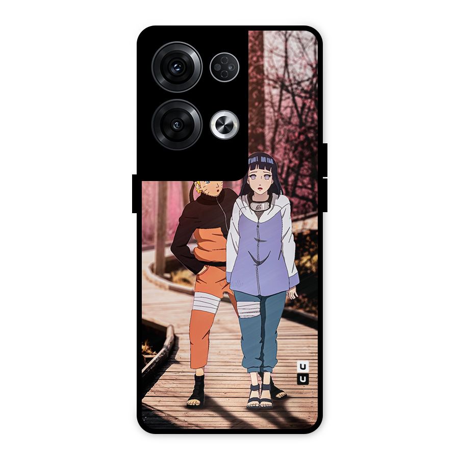 Hinata Annoyed Metal Back Case for Oppo Reno8 Pro 5G