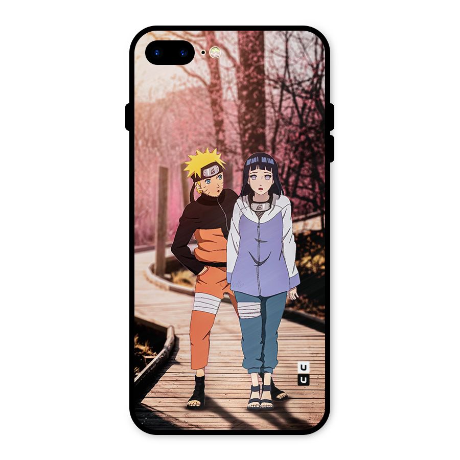 Hinata Annoyed Metal Back Case for iPhone 8 Plus