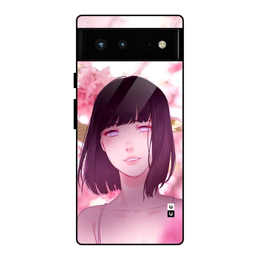 Hinata Floral Glass Back Case for Google Pixel 6