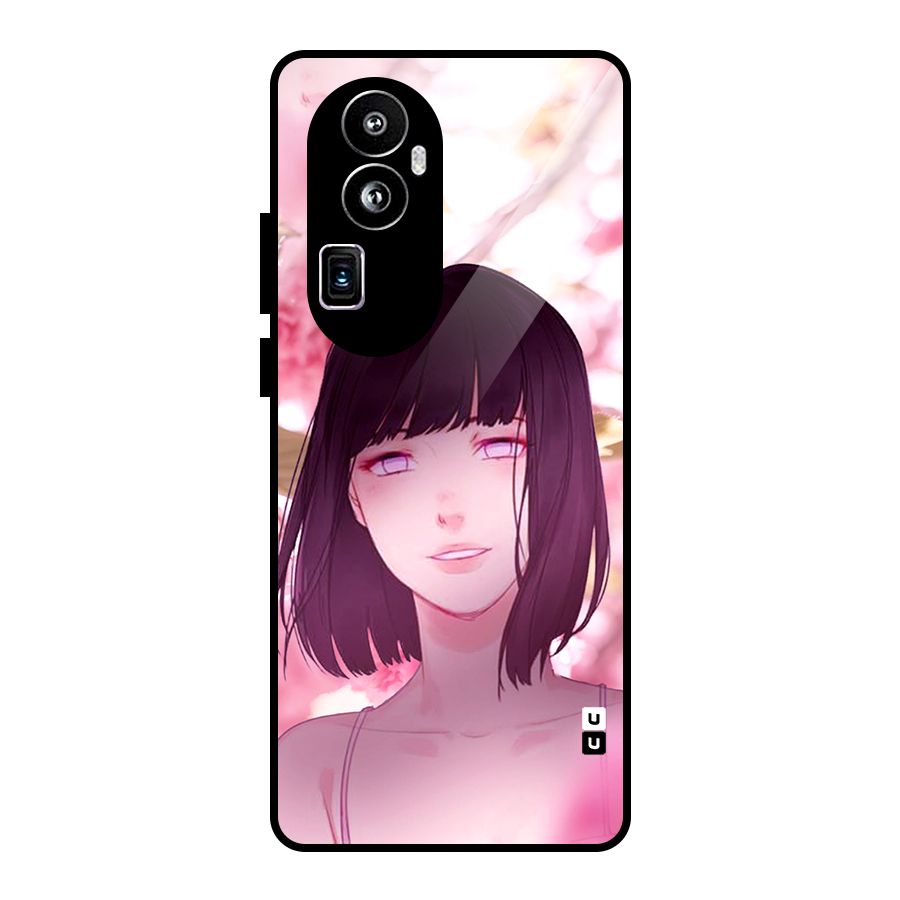 Hinata Floral Glass Back Case for Oppo Reno10 Pro Plus