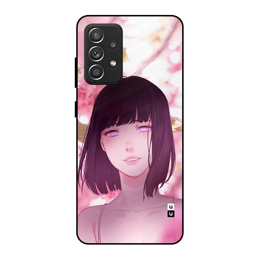 Hinata Floral Metal Back Case for Galaxy A52