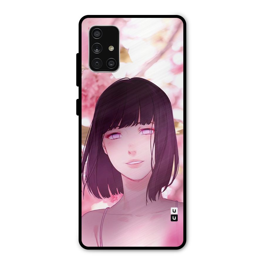 Hinata Floral Metal Back Case for Galaxy A71