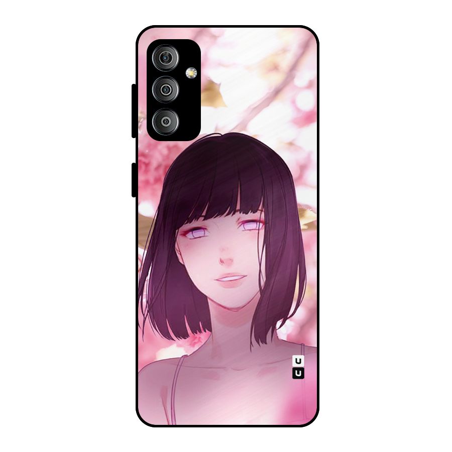 Hinata Floral Metal Back Case for Galaxy F23