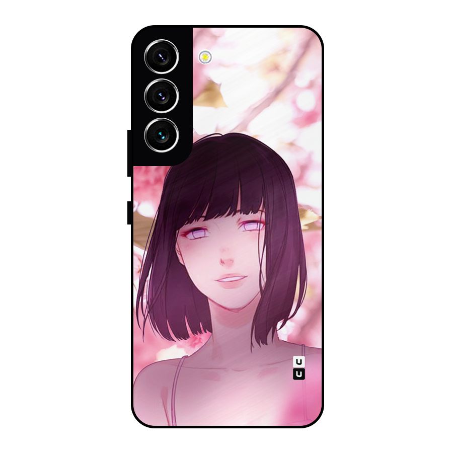 Hinata Floral Metal Back Case for Galaxy S22 5G