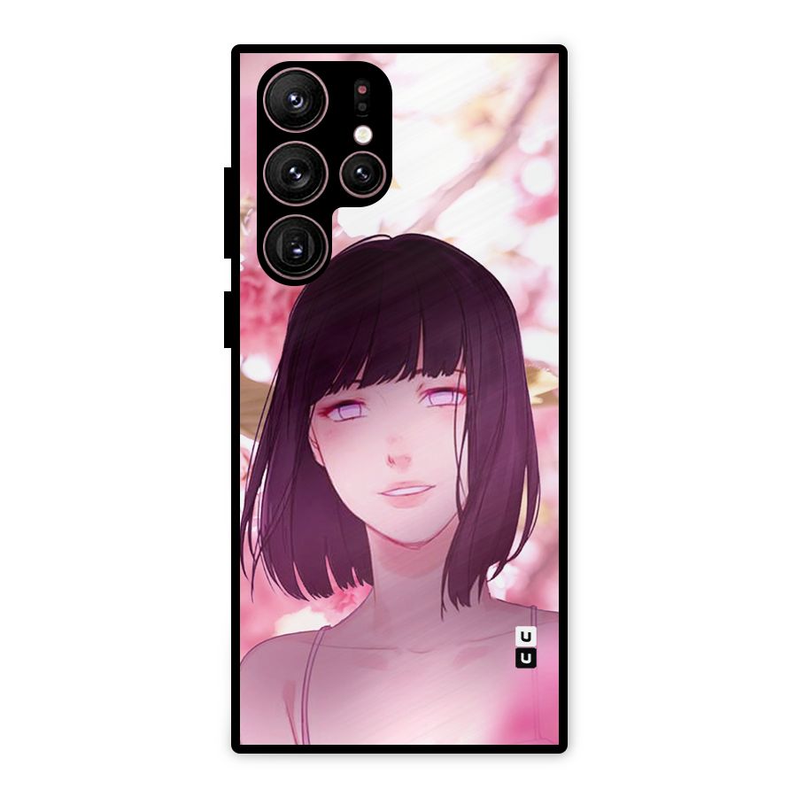Hinata Floral Metal Back Case for Galaxy S22 Ultra 5G