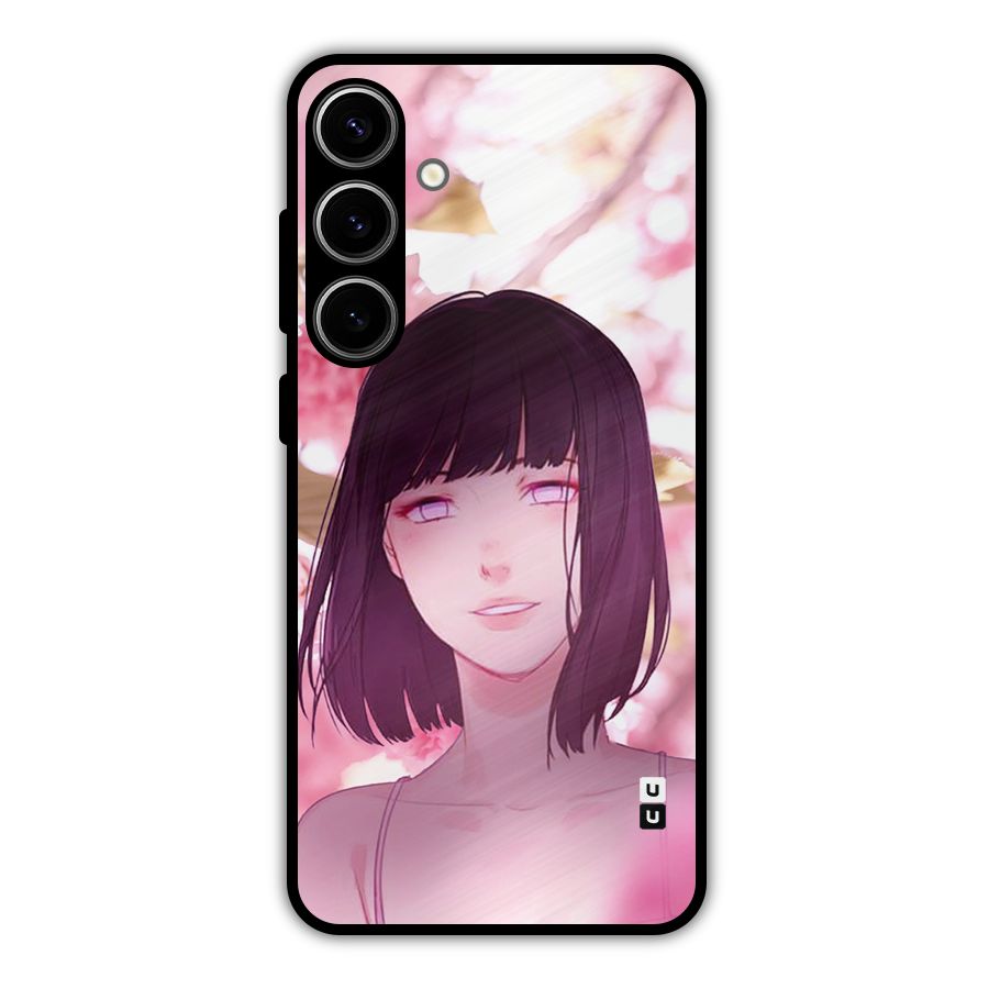 Hinata Floral Metal Back Case for Galaxy S24 Plus