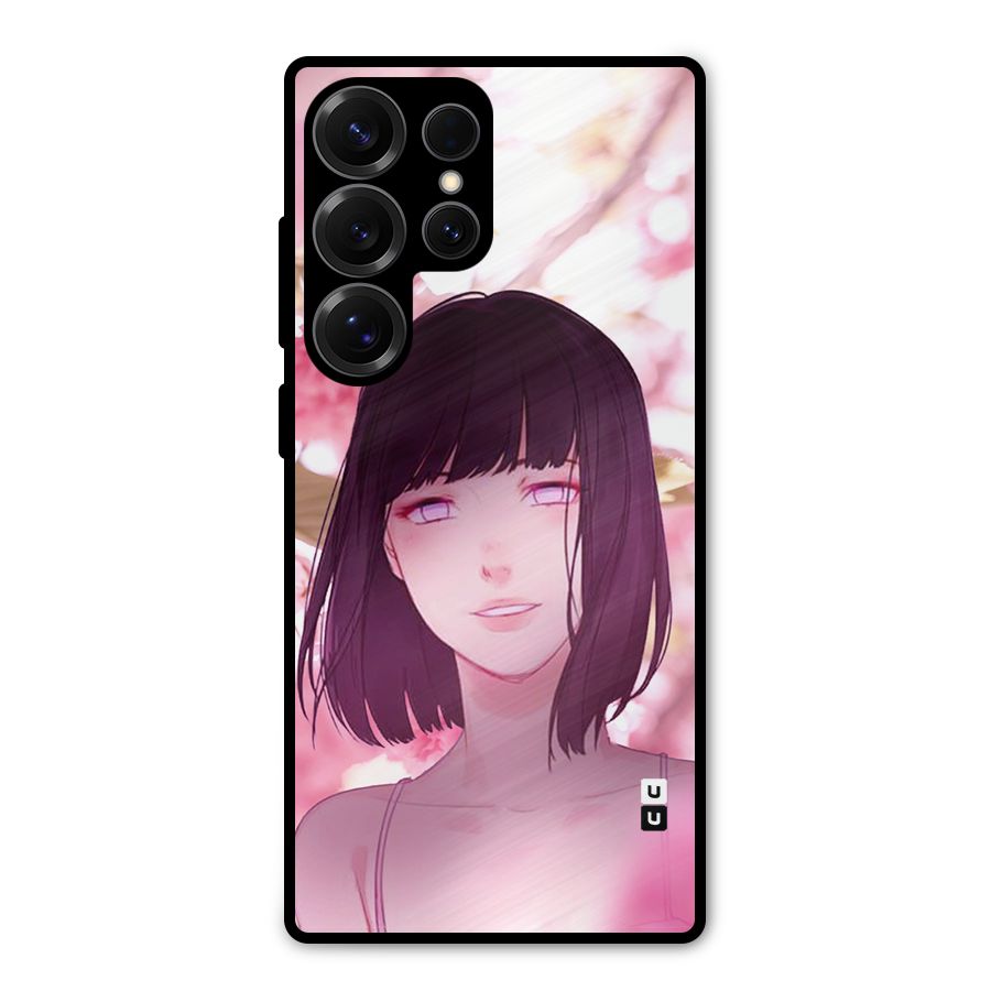 Hinata Floral Metal Back Case for Galaxy S25 Ultra