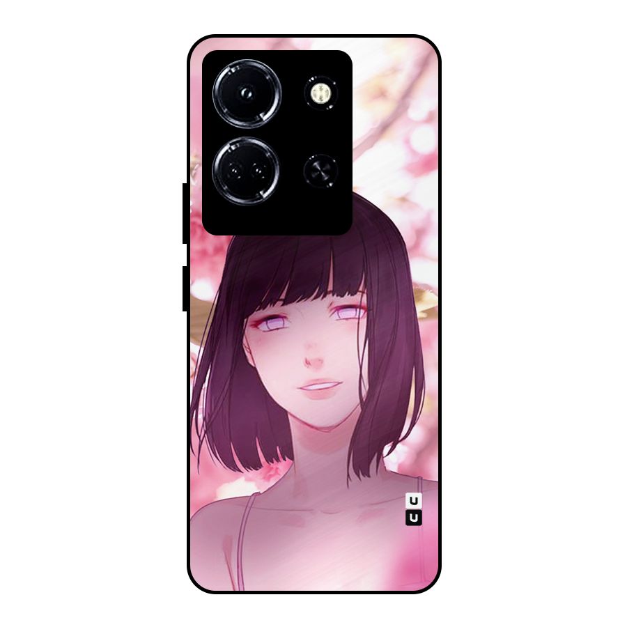 Hinata Floral Metal Back Case for Infinix Note 30 5G