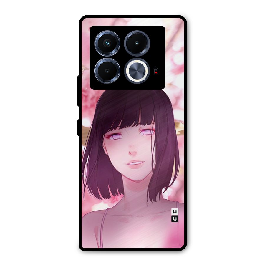 Hinata Floral Metal Back Case for Infinix Note 40 5G