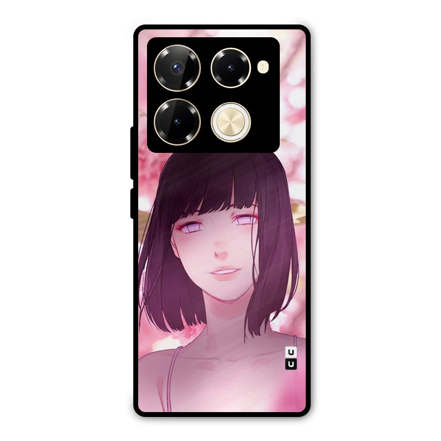 Hinata Floral Metal Back Case for Infinix Note 40 Pro