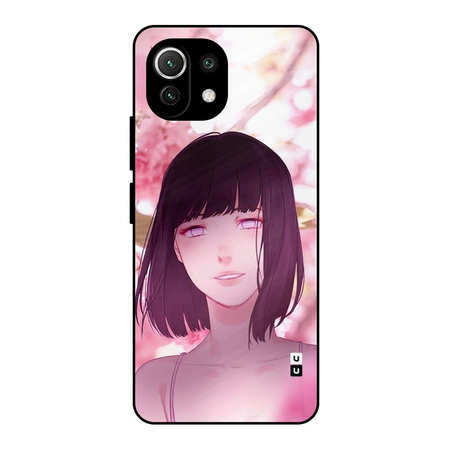 Hinata Floral Metal Back Case for Mi 11 Lite