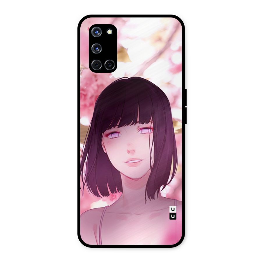 Hinata Floral Metal Back Case for Oppo A52