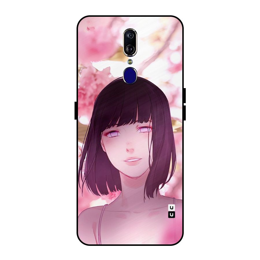 Hinata Floral Metal Back Case for Oppo F11