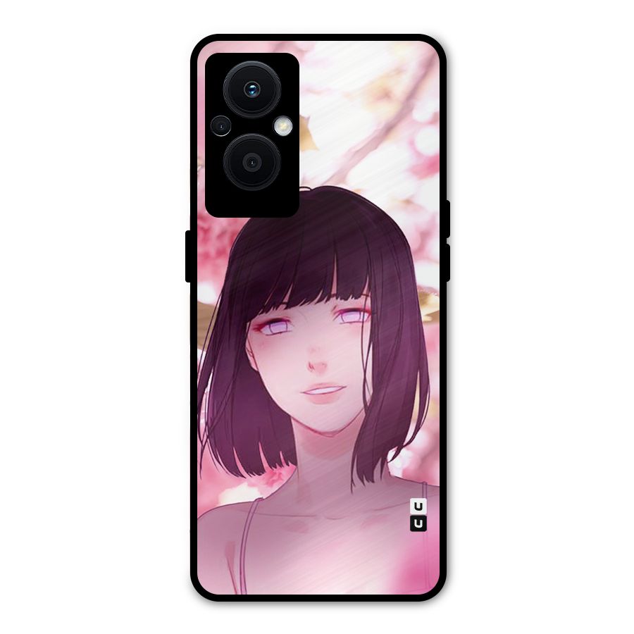 Hinata Floral Metal Back Case for Oppo F21 Pro 5G